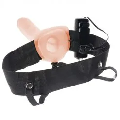 Pipedream Products FFS For Him Or Her Vibrating Hollow Strap-On Flesh -Sextoys boutique ffs for him or her vibrating hollow strap on flesh 2