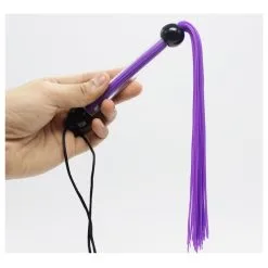 Fouet Multi-lanières Silicone 38cm - BDSM By Paradise Boutik -Sextoys boutique fouet multi lanieres silicone 38cm bdsm by paradise boutik 2