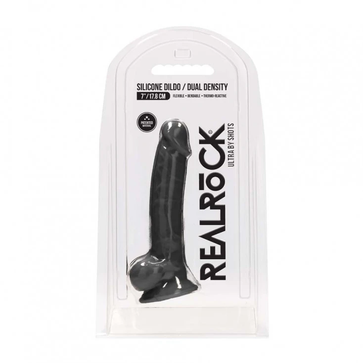 Gode à Ventouse Dual Density Avec Testicules 15,8 Cm D'Insertion - RealRock 8 Gode à Ventouse Dual Density Avec Testicules 15,8 Cm D'Insertion - RealRock – Image 8