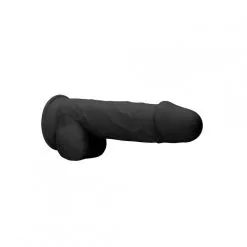 Gode à Ventouse Dual Density Avec Testicules 13,6 Cm D'Insertion - RealRock -Sextoys boutique gode a ventouse dual density avec testicules 136 cm d insertion realrock 3