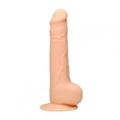 Gode à Ventouse Dual Density Avec Testicules 17 Cm D'Insertion - RealRock -Sextoys boutique gode a ventouse dual density avec testicules 17 cm d insertion realrock 2