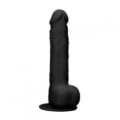 Gode à Ventouse Dual Density Avec Testicules 17 Cm D'Insertion - RealRock -Sextoys boutique gode a ventouse dual density avec testicules 17 cm d insertion realrock 5