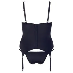 Guêpière Dentelle Et Tanga Assorti Courbes Généreuses – Cottelli Collection -Sextoys boutique guepiere dentelle et tanga assorti courbes genereuses cottelli collection 3