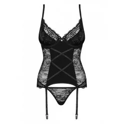 Guêpière 'Laurise' Et String Assorti - Obsessive 14 Guêpière 'Laurise' Et String Assorti - Obsessive -Sextoys boutique guepiere laurise et string assorti obsessive 6