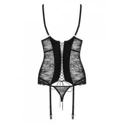 Guêpière 'Laurise' Et String Assorti - Obsessive 15 Guêpière 'Laurise' Et String Assorti - Obsessive -Sextoys boutique guepiere laurise et string assorti obsessive 7