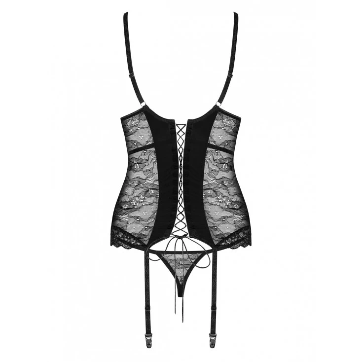 Guêpière 'Laurise' Et String Assorti - Obsessive 8 Guêpière 'Laurise' Et String Assorti - Obsessive – Image 8