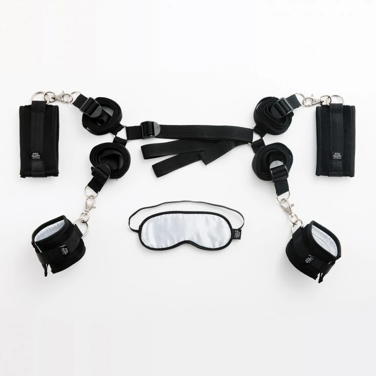 Fifty Shades Of Grey Hard Limits - Kit De Sangles Pour Lit 1 Fifty Shades Of Grey Hard Limits - Kit De Sangles Pour Lit