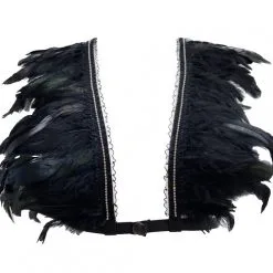 Harnais à Plumes Et Strass