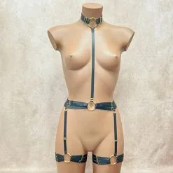 Collection Exclusive Paradise Boutik Harnais Brides Extensibles Avec Porte-Jarretelles & Jarretières