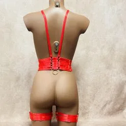 Collection Exclusive Paradise Boutik Harnais De Corps Avec Porte-Jarretelles Et Jarretières -Sextoys boutique harnais de corps avec porte jarretelles et jarretieres 2