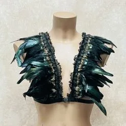 Collection Exclusive Paradise Boutik Harnais à Plumes & Brides Extensibles