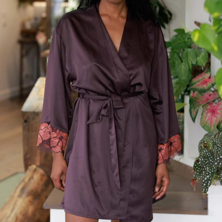 Valege Lingerie Kimono 'Daisy' - Valège Lingerie 1 Valege Lingerie Kimono 'Daisy' - Valège Lingerie