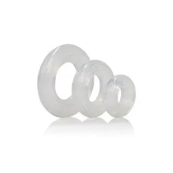 Kit De 3 Cockrings Transparents - Calexotics