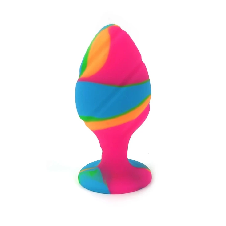 Kit Plug Anal Ventousé Multicolore ‘Plug Me 2’ 2 Kit Plug Anal Ventousé Multicolore ‘Plug Me 2’ – Image 2