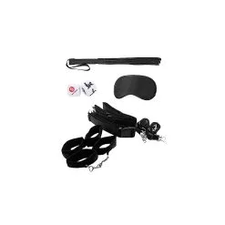 Kit Bondage Avec Sangles De Lit Et Ceinture – Ouch! -Sextoys boutique kit sangle de lit 3