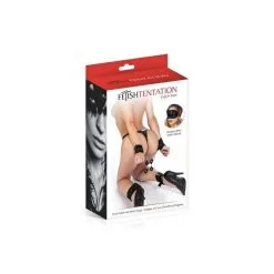 Menottes Poignets Et Chevilles Attache En Croix - Fetish Tentation -Sextoys boutique menottes poignets et chevilles attache en croix fetish tentation 2