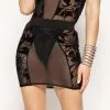 Mini-Jupe Noire Transparente ‘Cassidy’ – Patrice Catanzaro