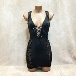 Mini Robe Moulante Avec Décolleté Corseté – OutX