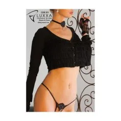 Mini String Ouvert 'Eva' - Luxxa -Sextoys boutique mini string ouvert eva luxxa 2