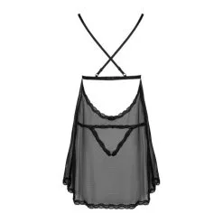 Nuisette Babydoll Et String Ouvert ‘Sedila’ - Obsessive -Sextoys boutique nuisette babydoll et string ouvert sedila obsessive 3