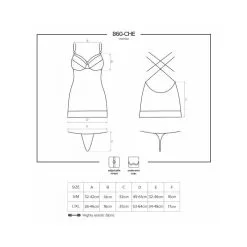 Nuisette Dos Nu En Dentelle Et String - Obsessive -Sextoys boutique nuisette dos nu en dentelle et string obsessive 4