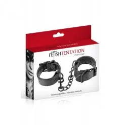 Paire De Menottes Simili Ajustable - Fetish Tentation -Sextoys boutique paire de menottes simili ajustables fetish tentation 2