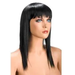 Perruques World Wigs Perruque Allison Brune - Coupe Longue Avec Frange Effilée - World Wigs