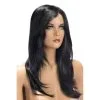 Perruques World Wigs Perruque Olivia Brune - Coupe Longue Effilée Raie Côté - World Wigs