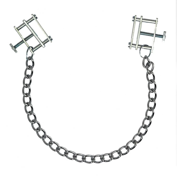 Rimba Pinces à Seins étaux Métal Avec Chaîne Métal 1 Rimba Pinces à Seins étaux Métal Avec Chaîne Métal