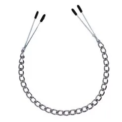 Rimba Pinces à Seins Réglables Métal Avec Chaînette Métal