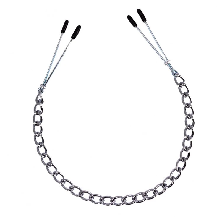 Rimba Pinces à Seins Réglables Métal Avec Chaînette Métal 1 Rimba Pinces à Seins Réglables Métal Avec Chaînette Métal