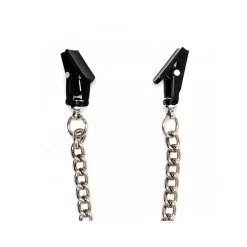 Pinces à Tétons Avec Chaînette En Acier - Rimba -Sextoys boutique pinces a tetons avec chainette en acier rimba 1