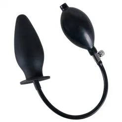Plug Anal Gonflable En Silicone 'True Black' - You2Toys