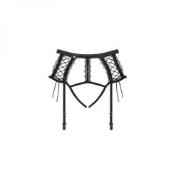 Porte-Jarretelles Avec String Ouvert Intégré - Obsessive -Sextoys boutique porte jarretelles avec string ouvert integre obsessive 4