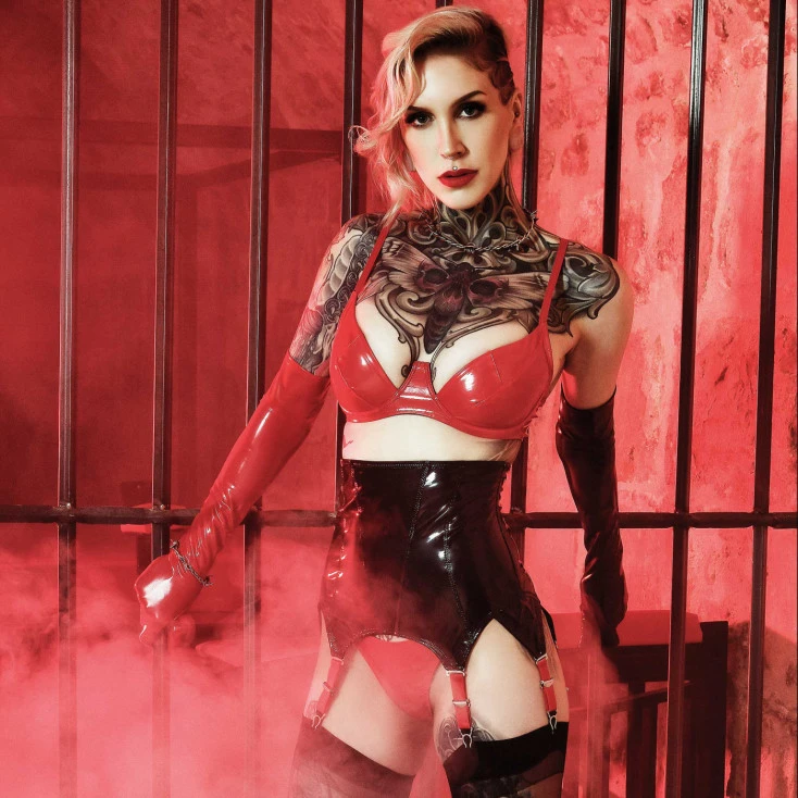 Porte-Jarretelles En Vinyle ‘Nell’ – Patrice Catanzaro 7 Porte-Jarretelles En Vinyle ‘Nell’ – Patrice Catanzaro – Image 7