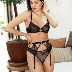 Valege Lingerie Porte-Jarretelles ‘Féline’ – Valège Lingerie -Sextoys boutique porte jarretelles feline valege lingerie 2