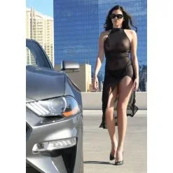 Robe Longue Résille Poussy Cat De Patrice Catanzaro -Sextoys boutique poussycat robe longue rsille 5