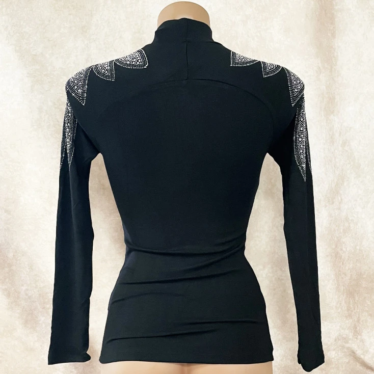 Pull Col Montant Et Strass 2 Pull Col Montant Et Strass – Image 2