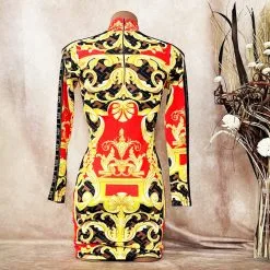 Robe à Strass Et Imprimés Baroques -Sextoys boutique robe a strass et imprimes baroques 3