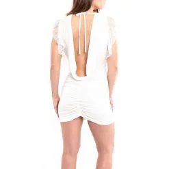 Collection Exclusive Paradise Boutik Robe Col Bénitier Et Dos Nu - Prêt-à-Porter Paradise Boutik -Sextoys boutique robe col benitier et dos nu 5