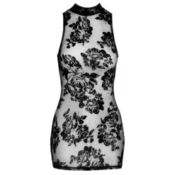 Robe Courte Tulle Et Velours – Noir Handmade -Sextoys boutique robe courte tulle et velours noir handmade 3