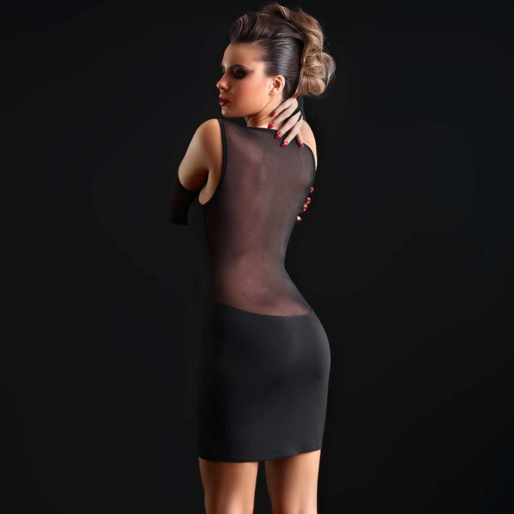 Robe En Lycra Et Tulle ‘Ophelia’ – Patrice Catanzaro 2 Robe En Lycra Et Tulle ‘Ophelia’ – Patrice Catanzaro – Image 2