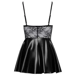Robe Patineuse En Dentelle Et Wetlook – Noir Handmade -Sextoys boutique robe patineuse en dentelle et wetlook noir handmade 3