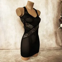 Robe Transparente Tulle Et Dentelle - OutX -Sextoys boutique robe transparente tulle et dentelle outx 2