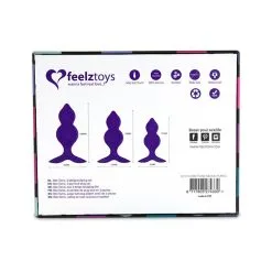 Set De 3 Plugs 'Bibi Twin' - FeelzToys -Sextoys boutique set de 3 plugs bibi twin butt feelztoys 7