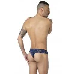 Sextoys boutique -Sextoys boutique slip bresilien en dentelle bleue eros veneziani 1