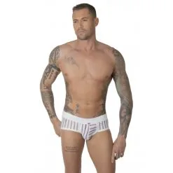 Slip Push-Up à Lignes Transparentes - Eros Veneziani