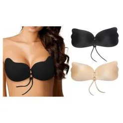 Soutien-gorge Adhésif Push-up à Lacets