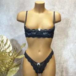 Collection Exclusive Paradise Boutik Soutien-gorge Demi Sein Broderie Florale -Sextoys boutique soutien gorge demi sein 9