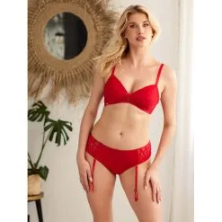Soutien-Gorge Rouge ‘Cherie’ – Valege Lingerie -Sextoys boutique soutien gorge rouge cherie valege lingerie 3